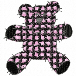 Teddy Embroidery Design 7